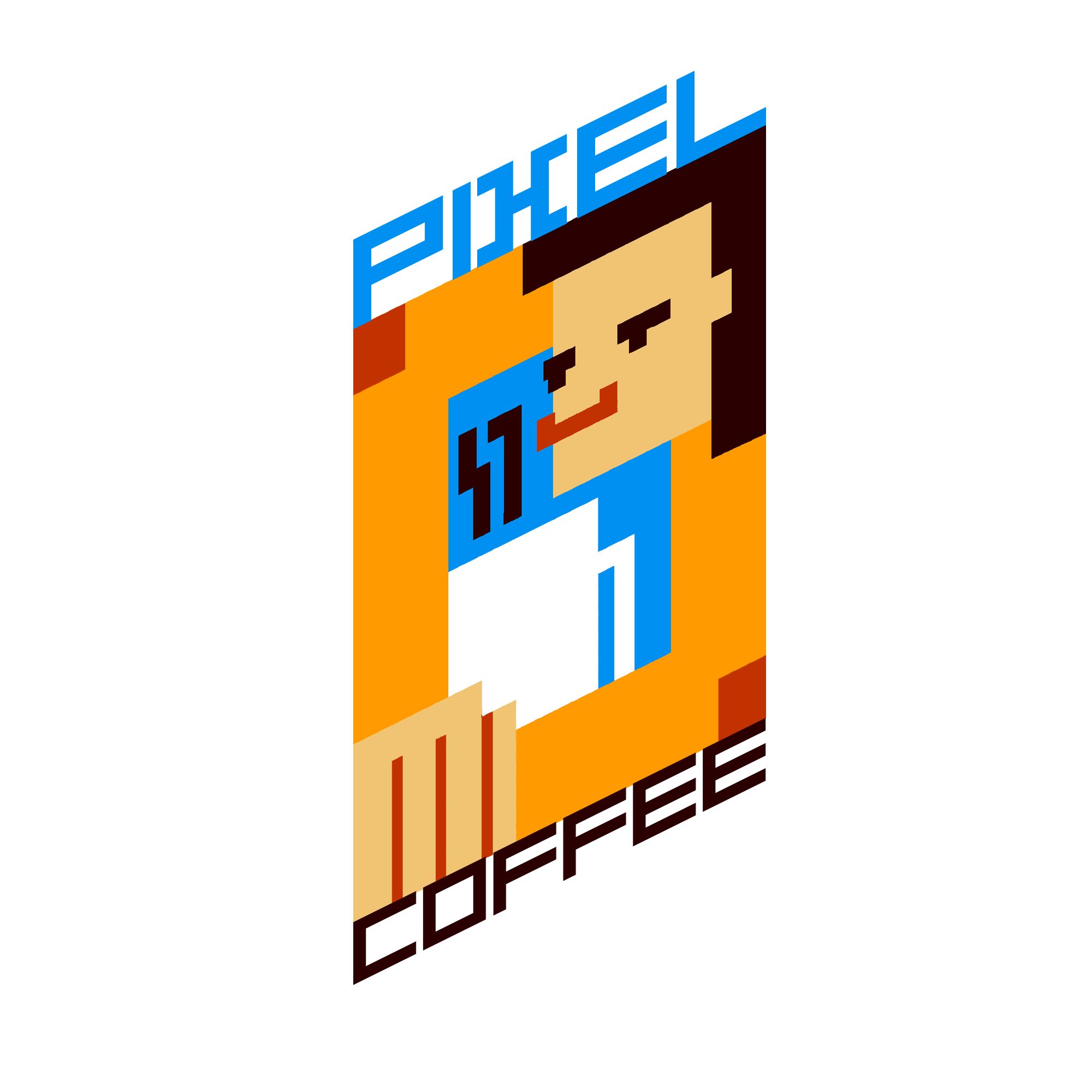 Лого и фирменный стиль для Pixel Coffee - дизайнер Laika_sir