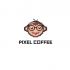 Лого и фирменный стиль для Pixel Coffee - дизайнер entalle