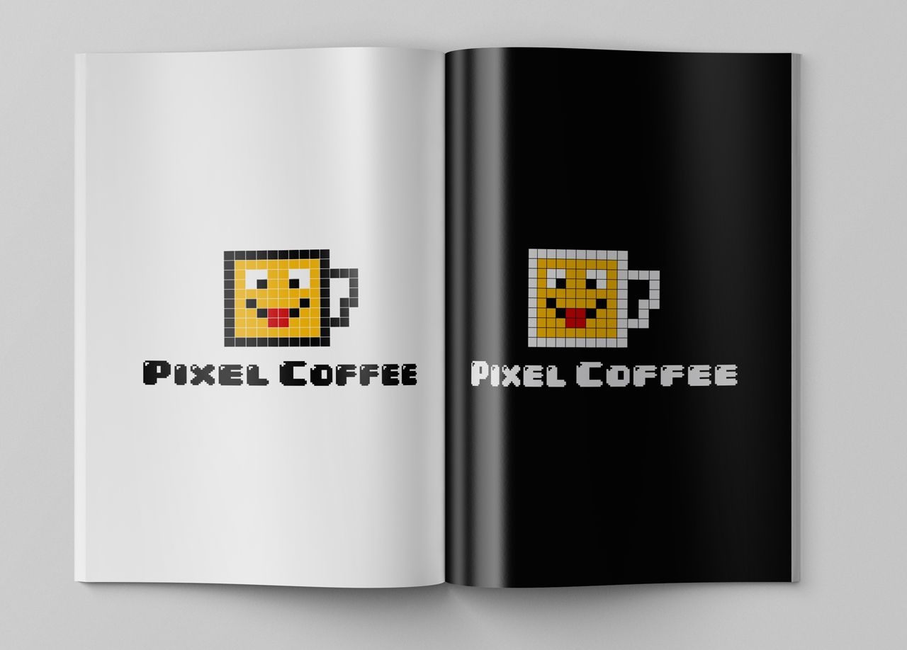 Лого и фирменный стиль для Pixel Coffee - дизайнер Advokat72