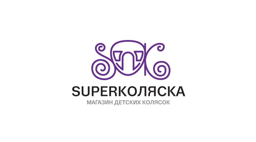 Логотип для СУПЕРКОЛЯСКА - дизайнер VF-Group