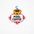 Лого и фирменный стиль для Pixel Coffee - дизайнер luishamilton