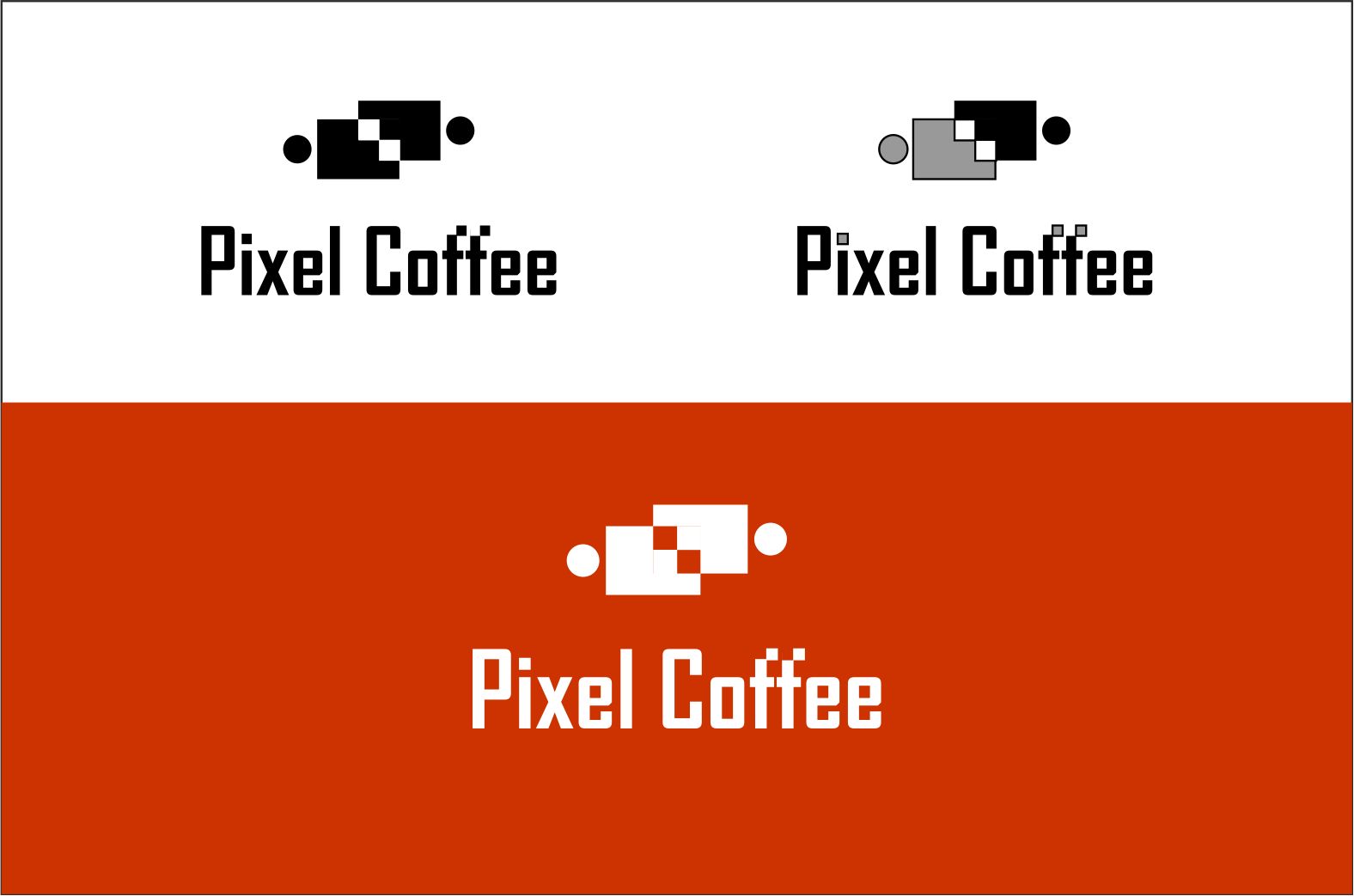 Лого и фирменный стиль для Pixel Coffee - дизайнер leu