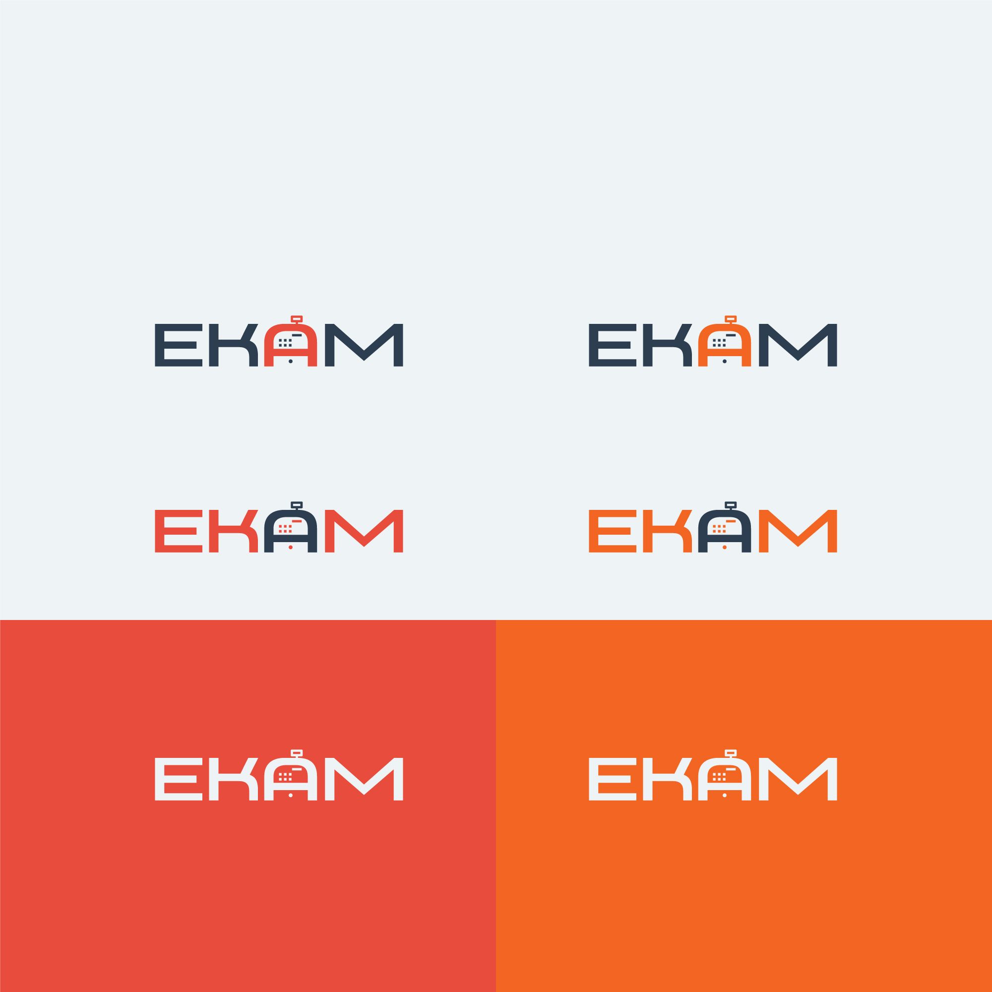 Логотип для сервиса ЕКАМ (кириллица) - дизайнер Gas-Min