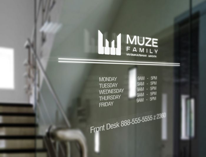 Логотип для Музыкальная школа Muze Family - дизайнер U4po4mak
