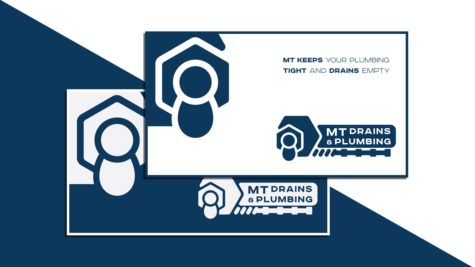 Лого и фирменный стиль для MTDrains&Plumbing сантехническая компания в Канаде - дизайнер Advokat72