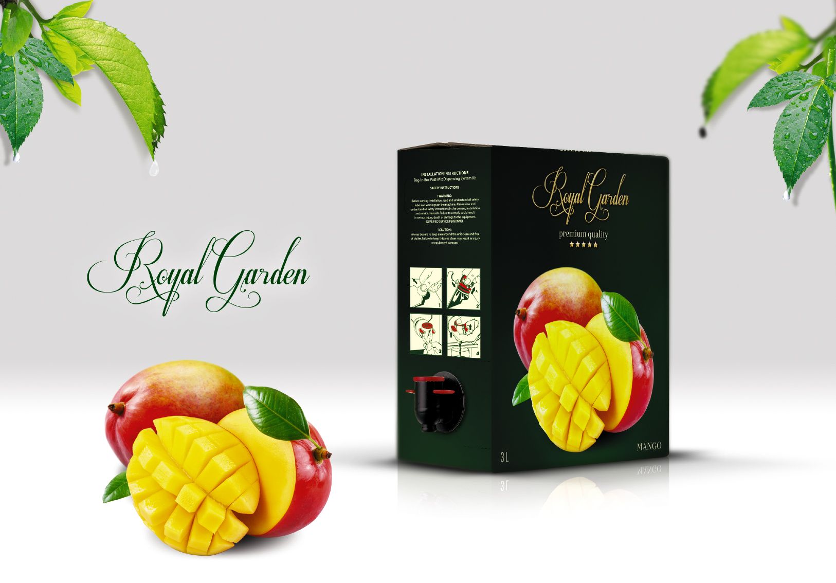 Упаковка и логотип для Royal Garden - дизайнер BARS_PROD