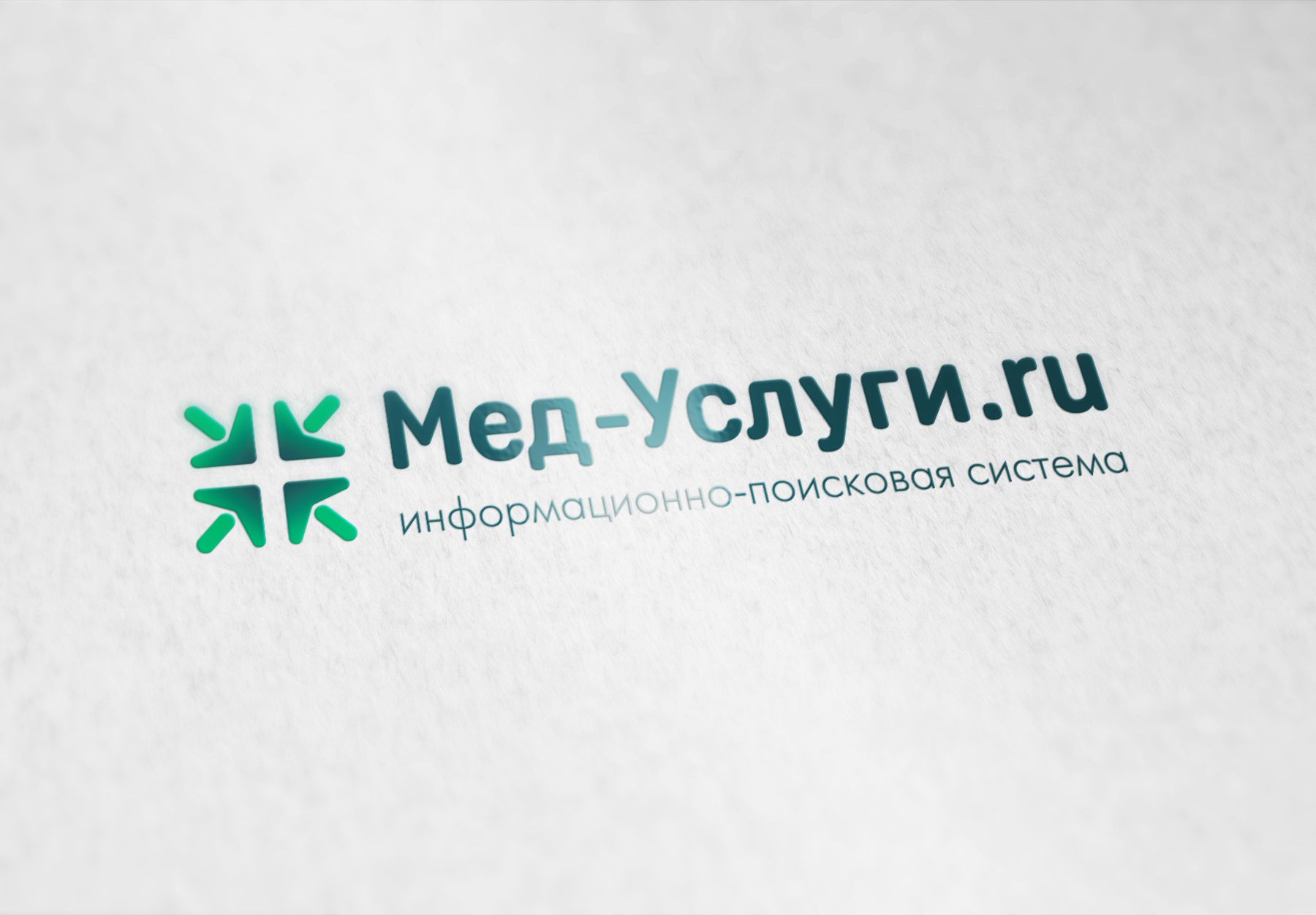 Логотип для Мед Услуги .ru  Информационно-Поисковая система - дизайнер tapkorovna
