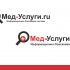 Логотип для Мед Услуги .ru  Информационно-Поисковая система - дизайнер Dreamer_4