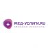 Логотип для Мед Услуги .ru  Информационно-Поисковая система - дизайнер GreenRed