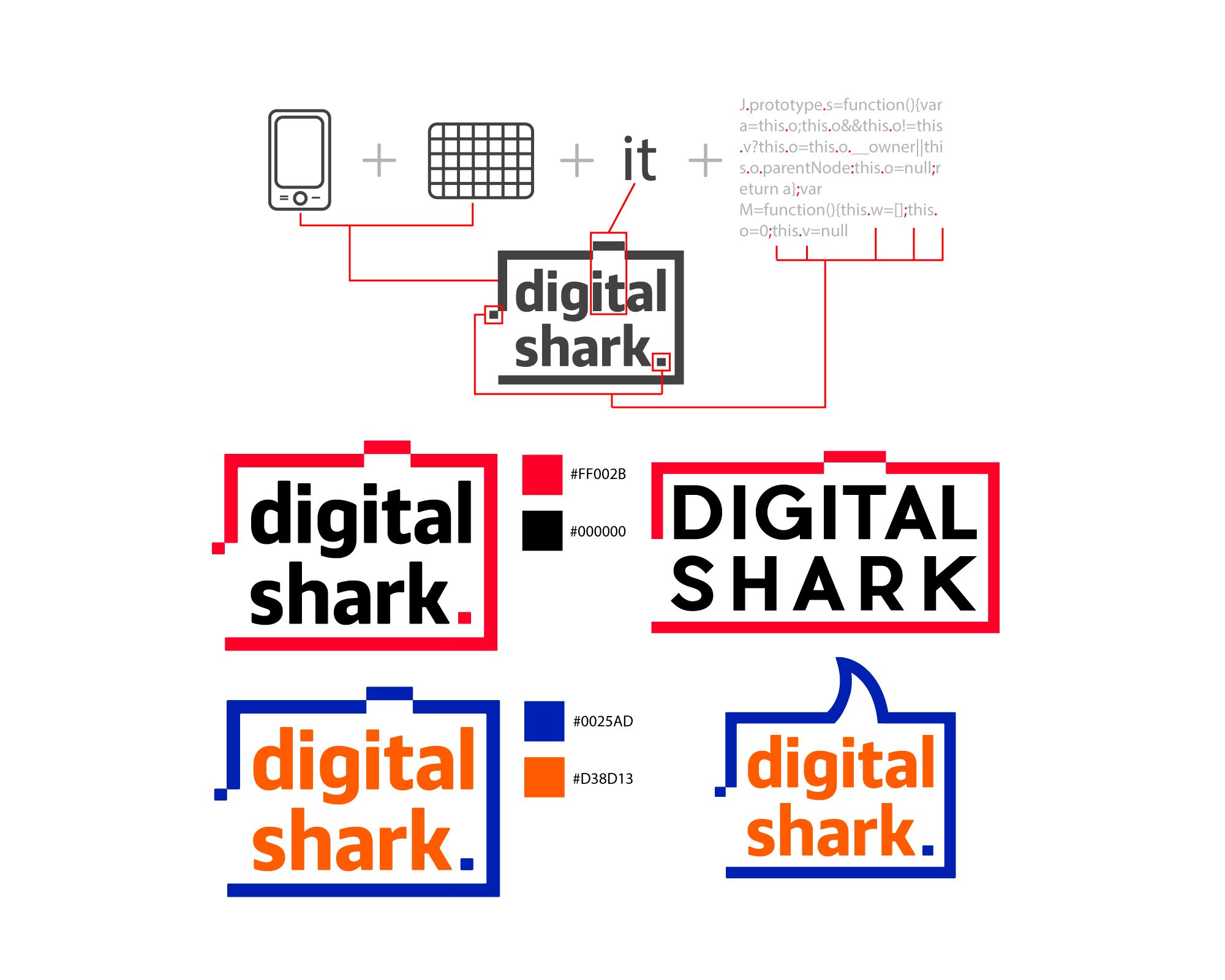 Лого и фирменный стиль для DIGITAL SHARK - дизайнер SheevArt