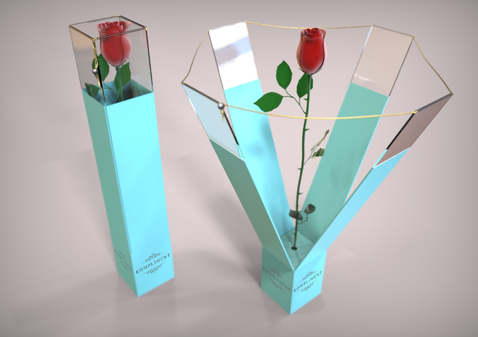 Упаковка для продажи розы  - дизайнер truegeorg