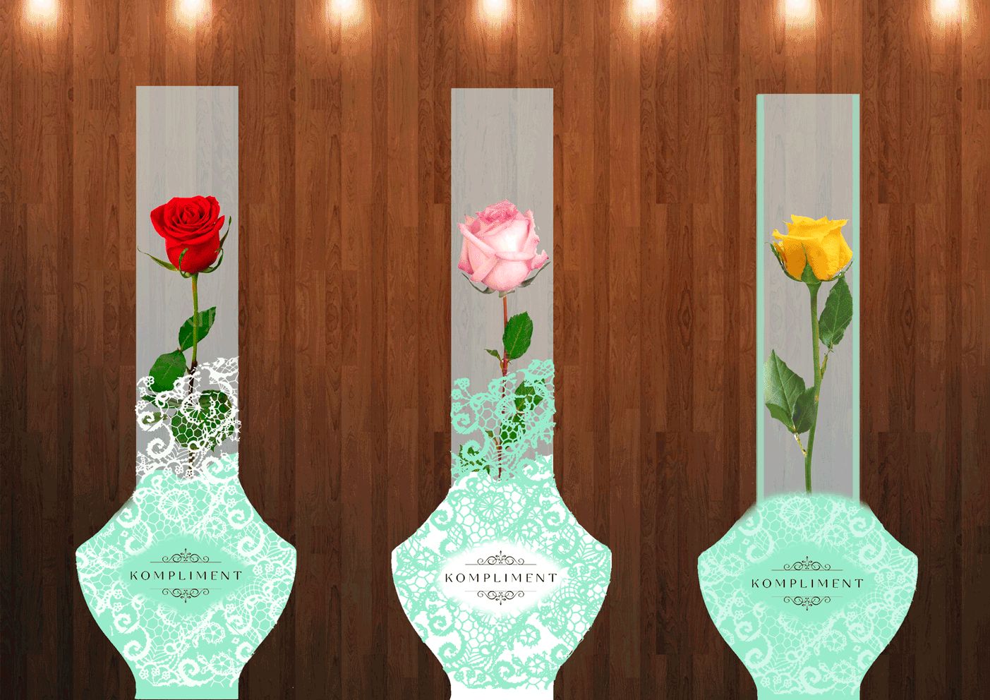 Упаковка для продажи розы  - дизайнер Polly668