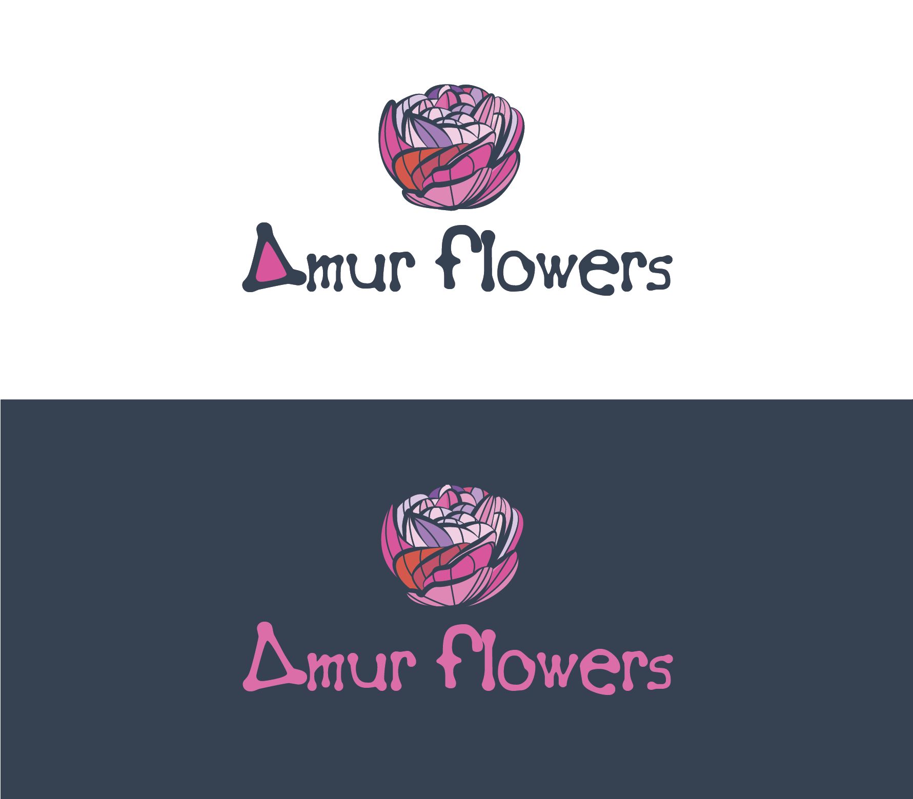 Логотип для AMUR, AMUR Flovers - дизайнер v-i-p-style