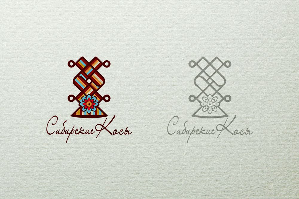 Лого и фирменный стиль для Сибирские косы - дизайнер JuliaGerasimova