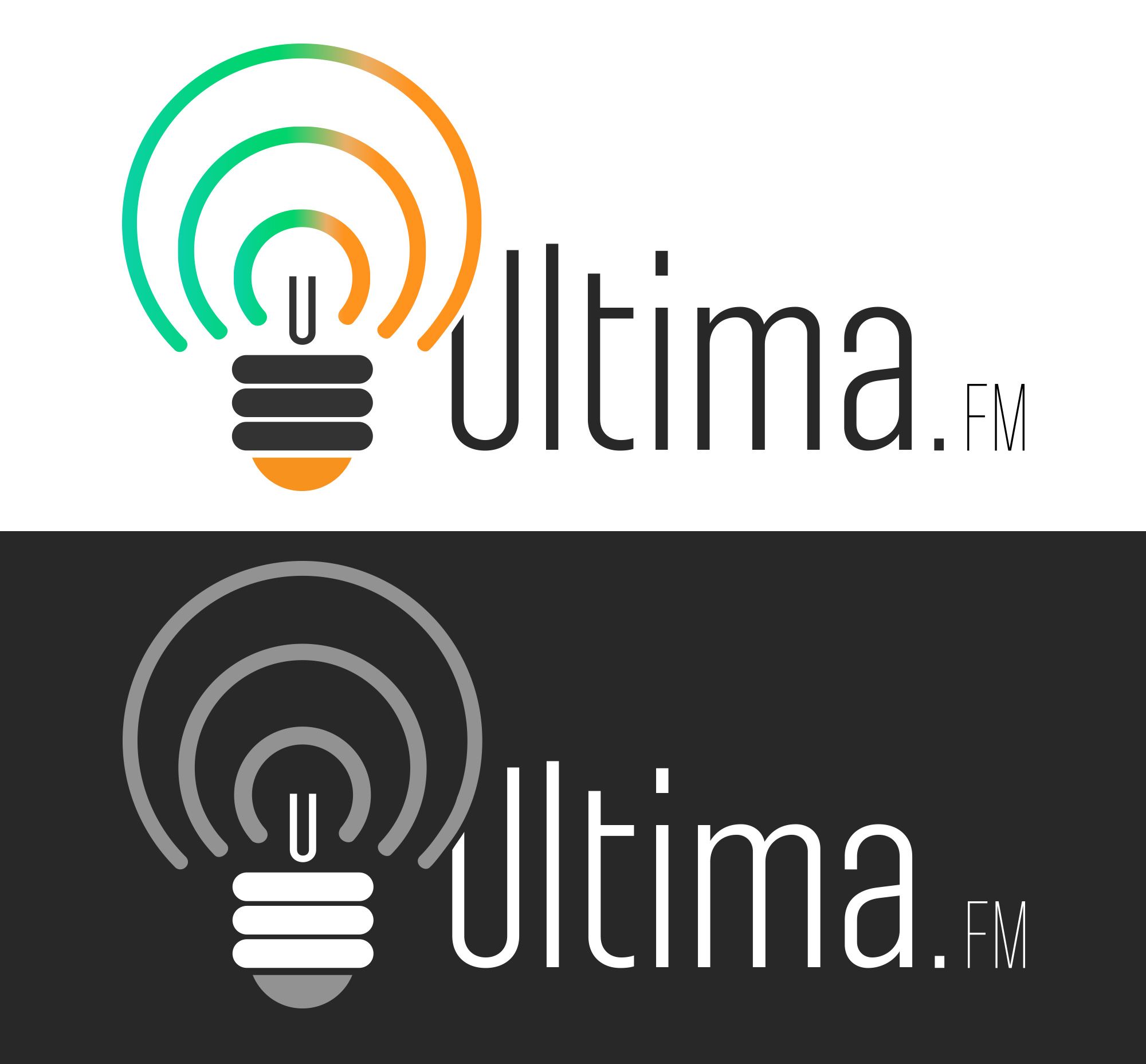 Лого и фирменный стиль для Радио Ультима (Ultima.fm) - дизайнер lalavie