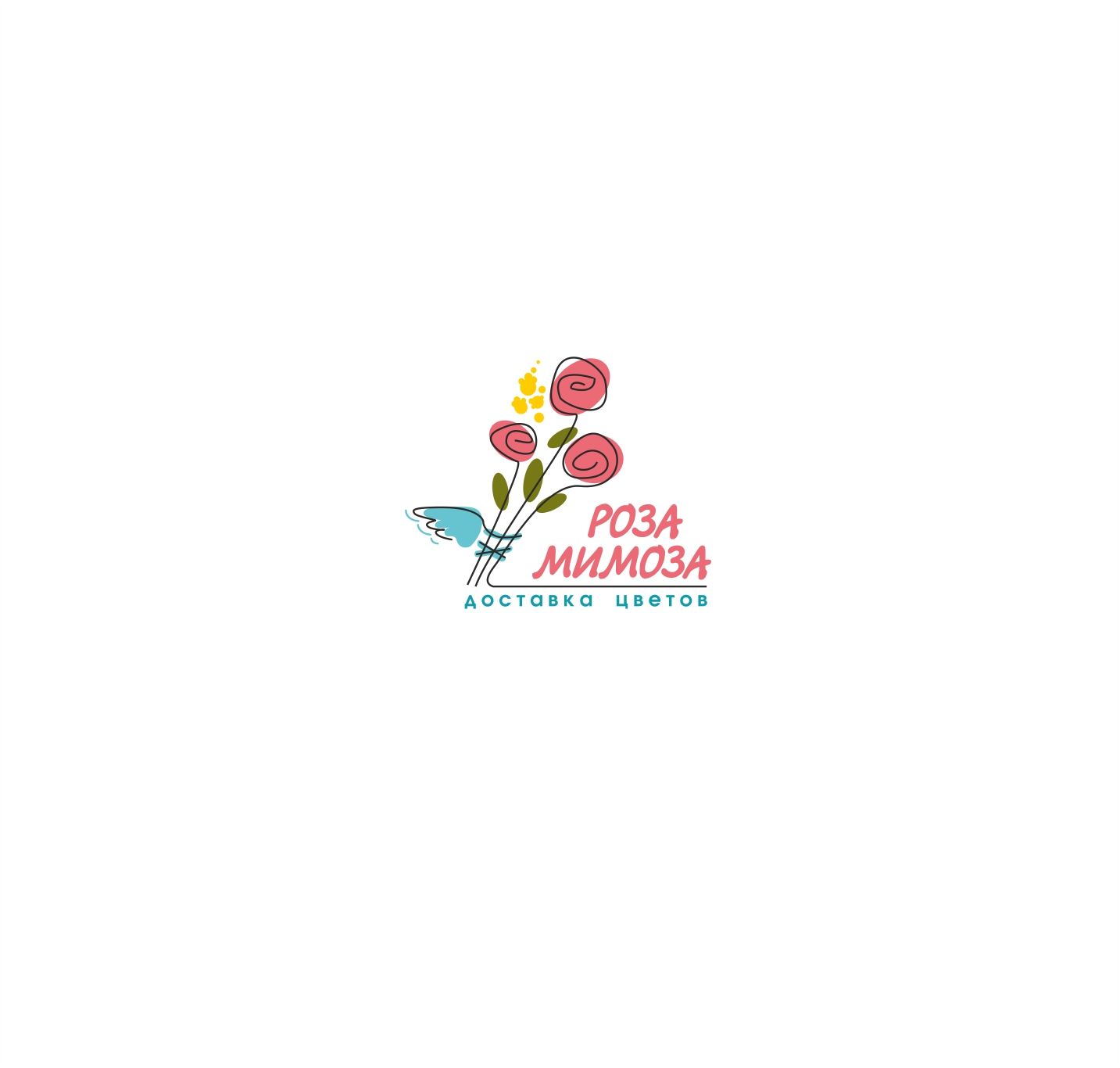 Логотип для Роза-мимоза - дизайнер Style