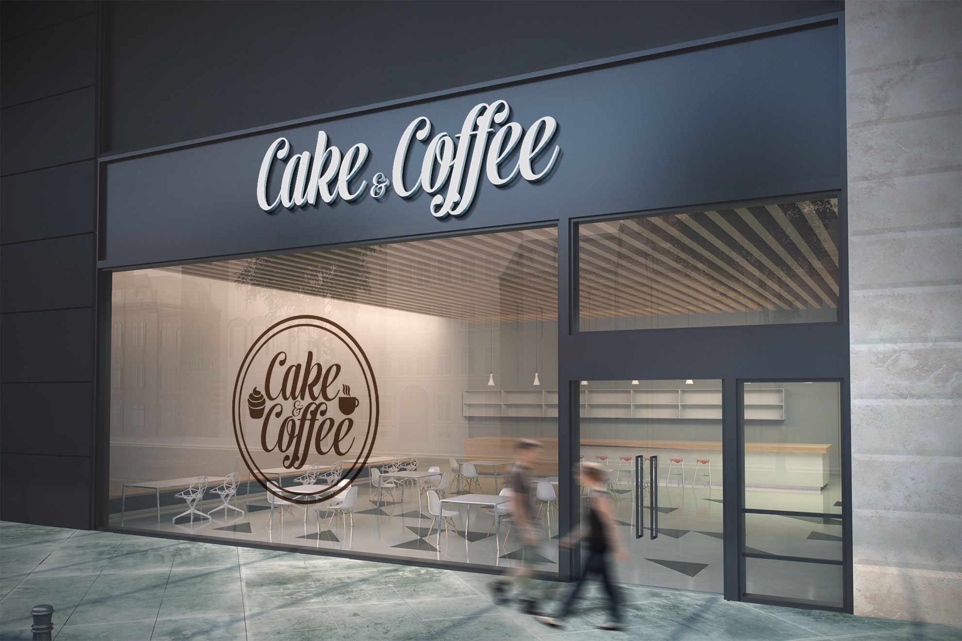 Лого и фирменный стиль для Cake&Coffee - дизайнер comicdm