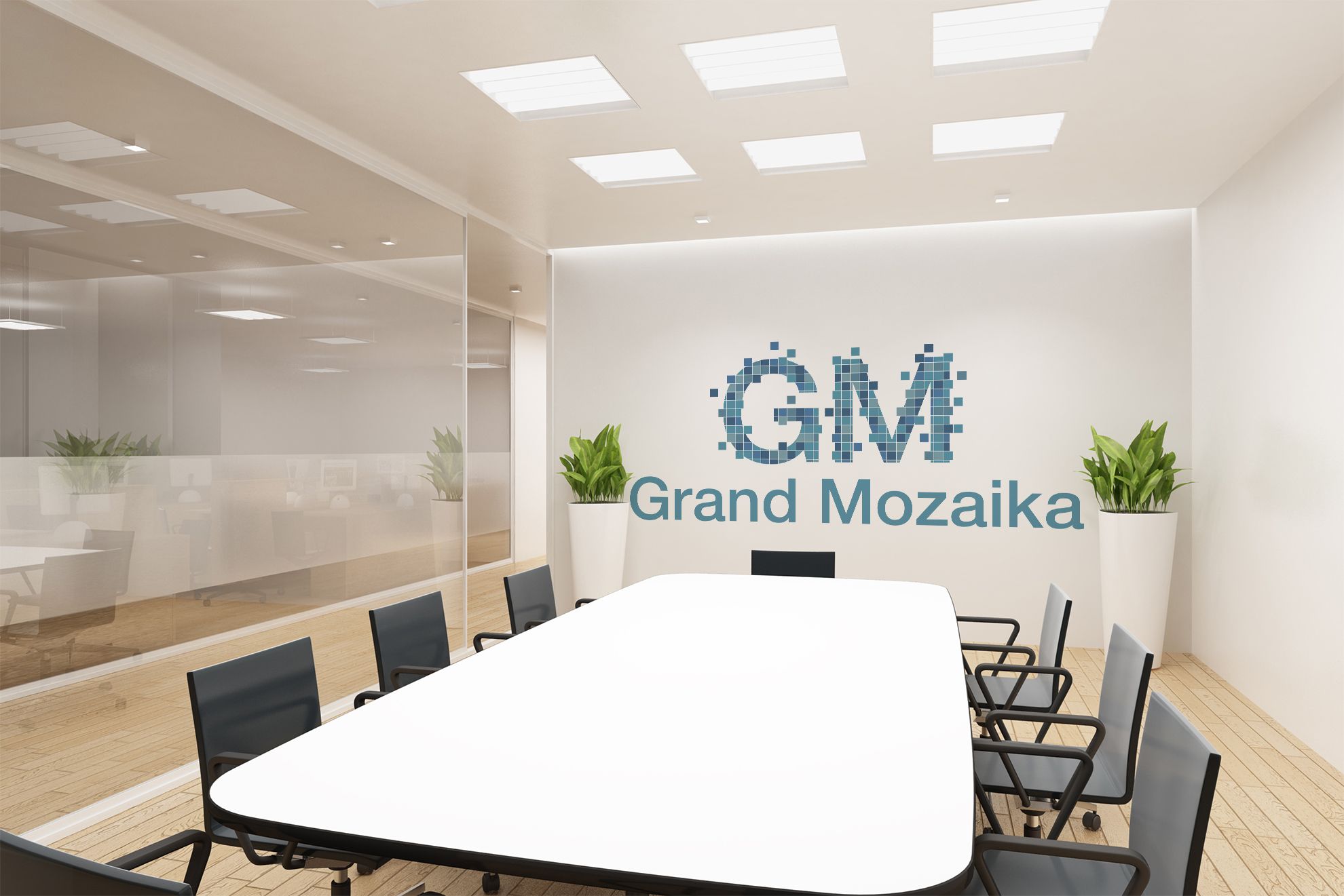 Лого и фирменный стиль для Гранд Мозаика или Grand Mozaika - дизайнер comicdm