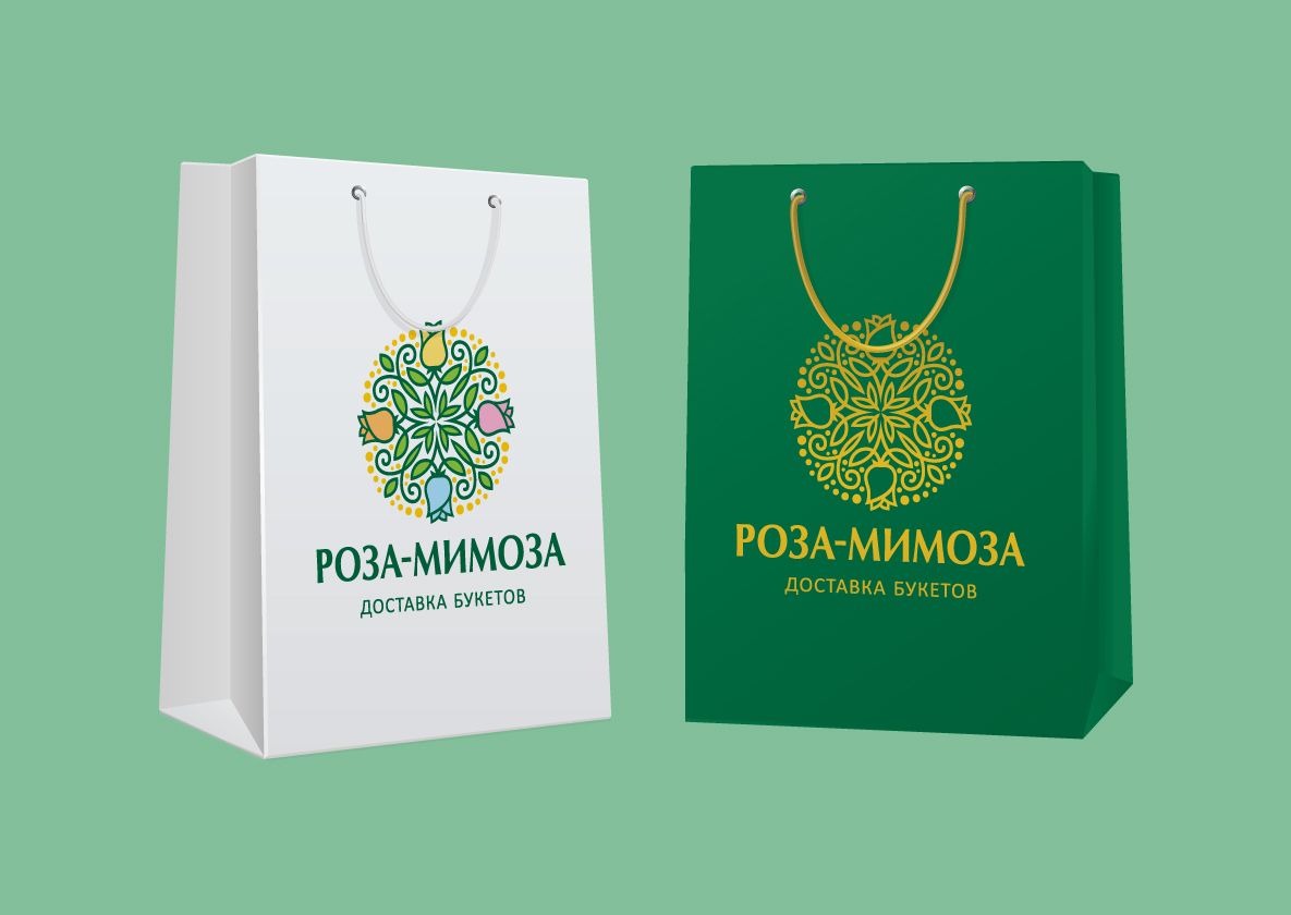 Логотип для Роза-мимоза - дизайнер shamaevserg