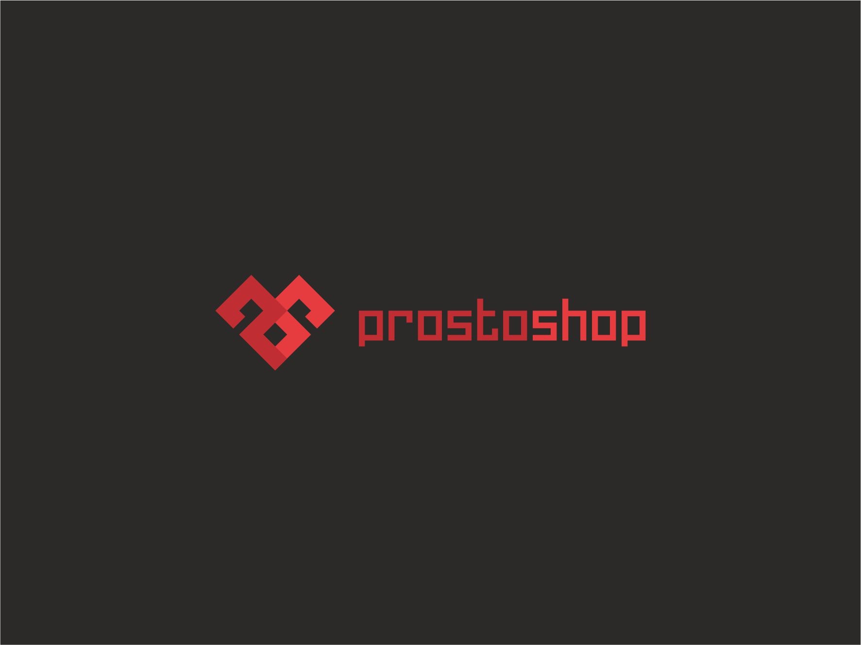 Логотип для Простошоп - дизайнер VictorBazine