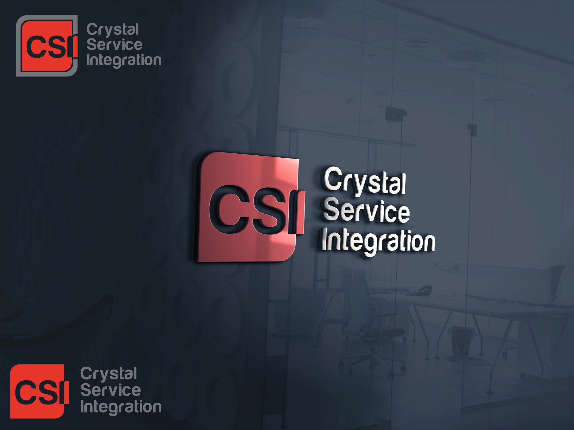 Лого и фирменный стиль для Crystal Service Integration - дизайнер Elshan