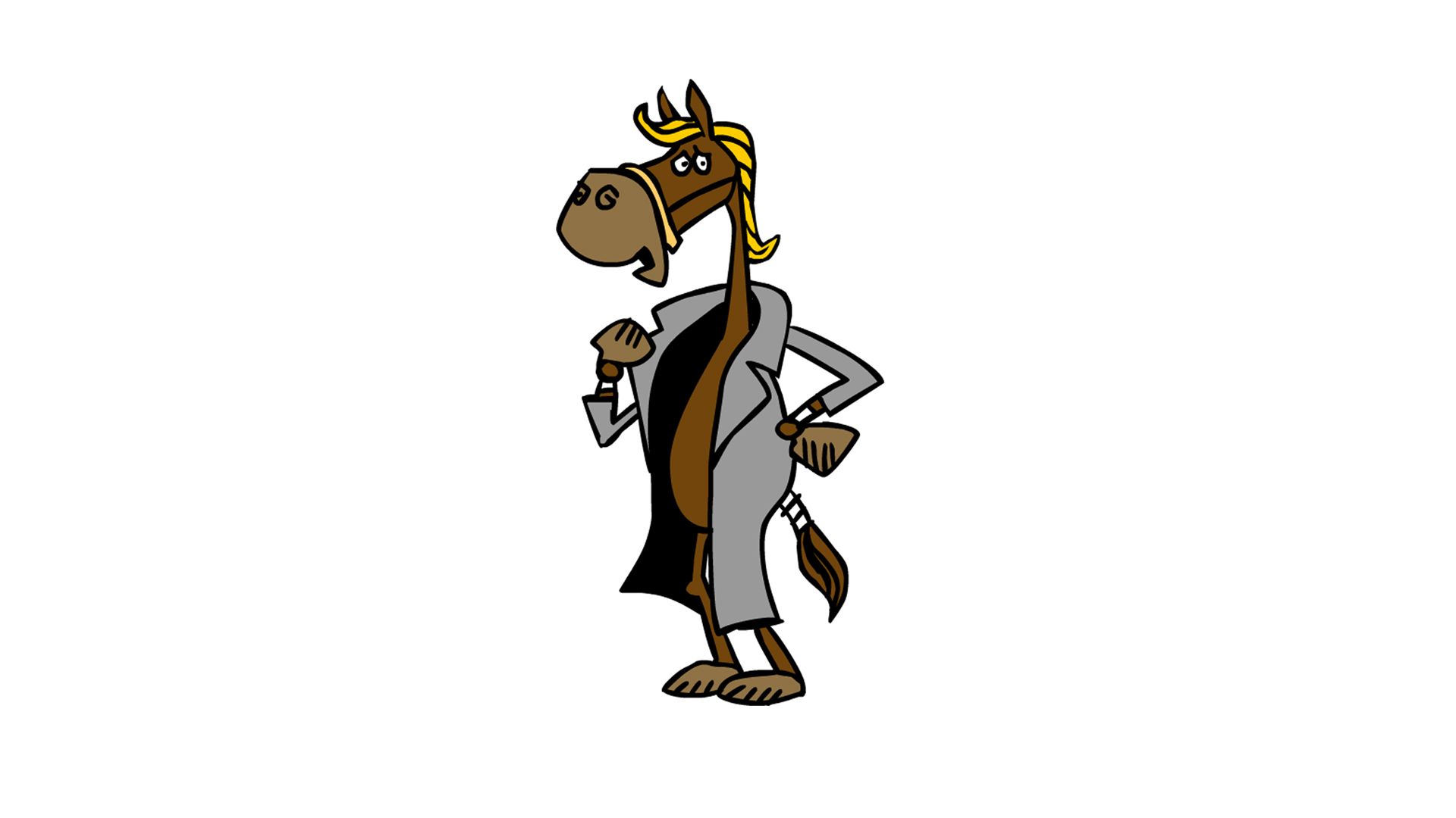 Логотип для Конь в пальто - дизайнер jorkandrei