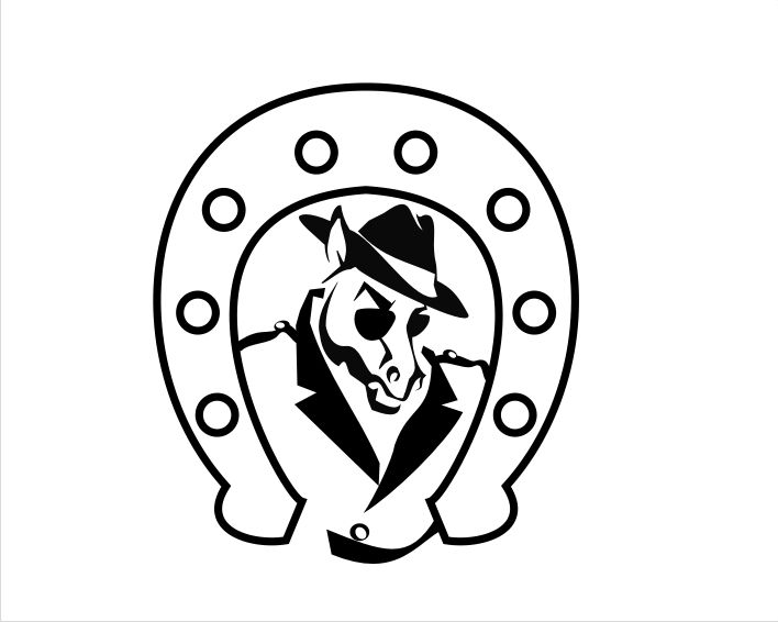 Логотип для Конь в пальто - дизайнер pilotdsn