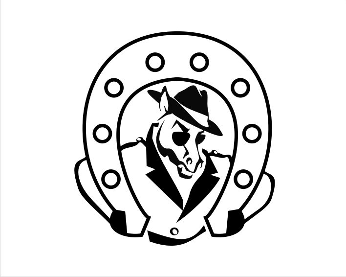 Логотип для Конь в пальто - дизайнер pilotdsn