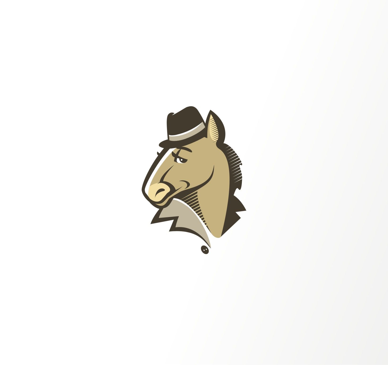 Логотип для Конь в пальто - дизайнер ideograph