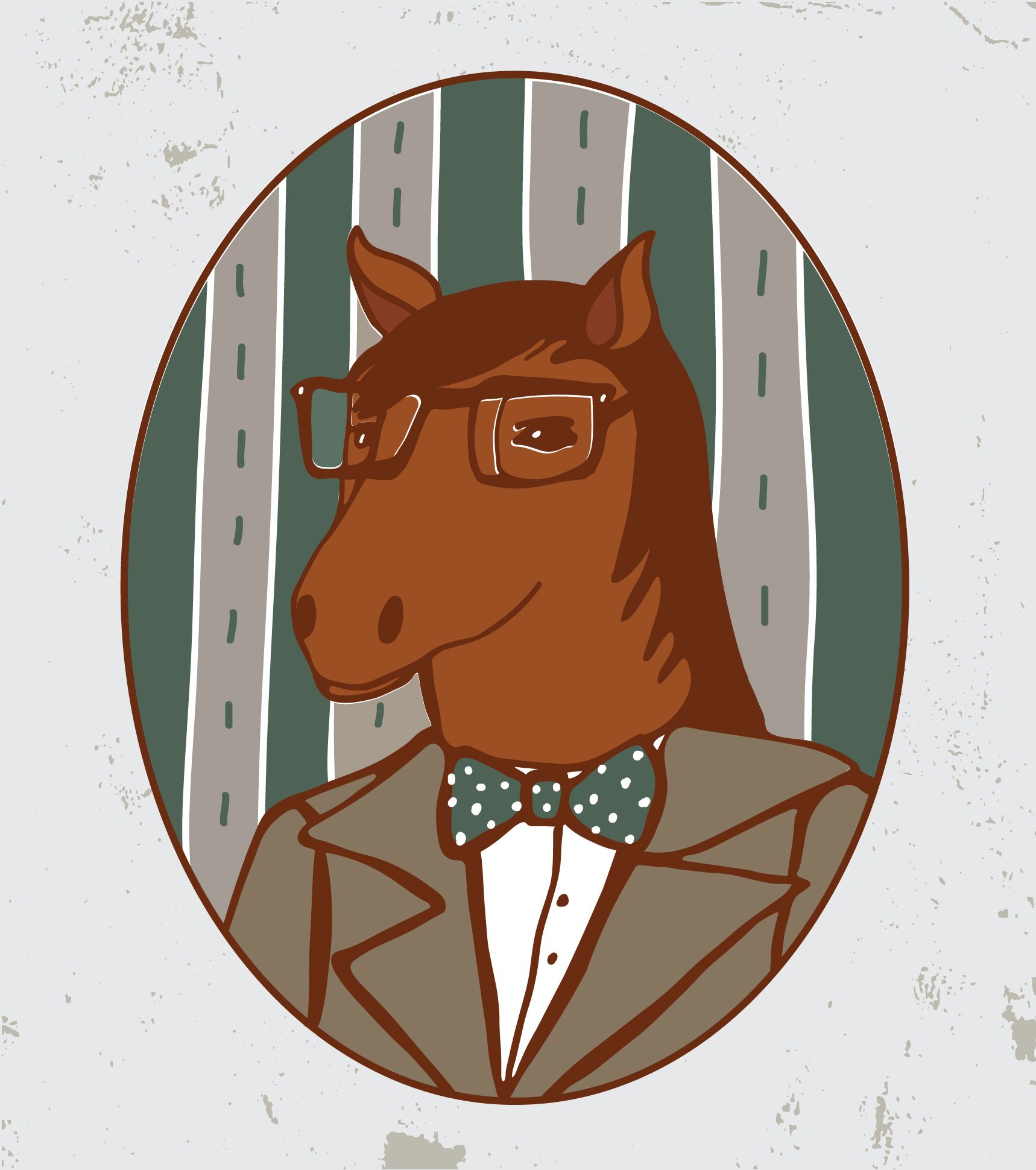 Логотип для Конь в пальто - дизайнер Frolart