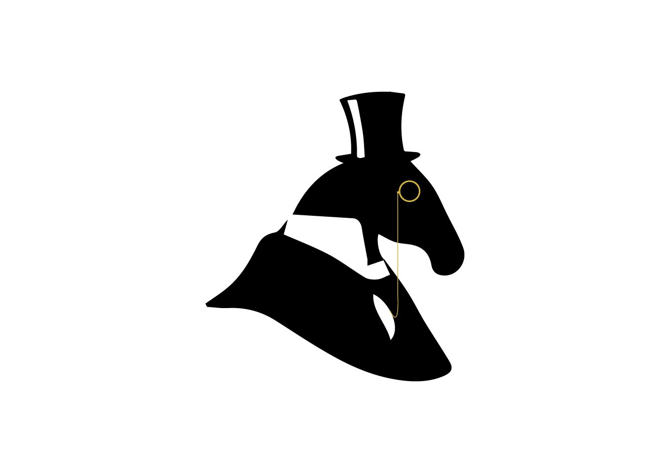 Логотип для Конь в пальто - дизайнер Ziiza