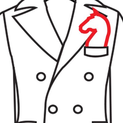 Логотип для Конь в пальто - дизайнер IGOR