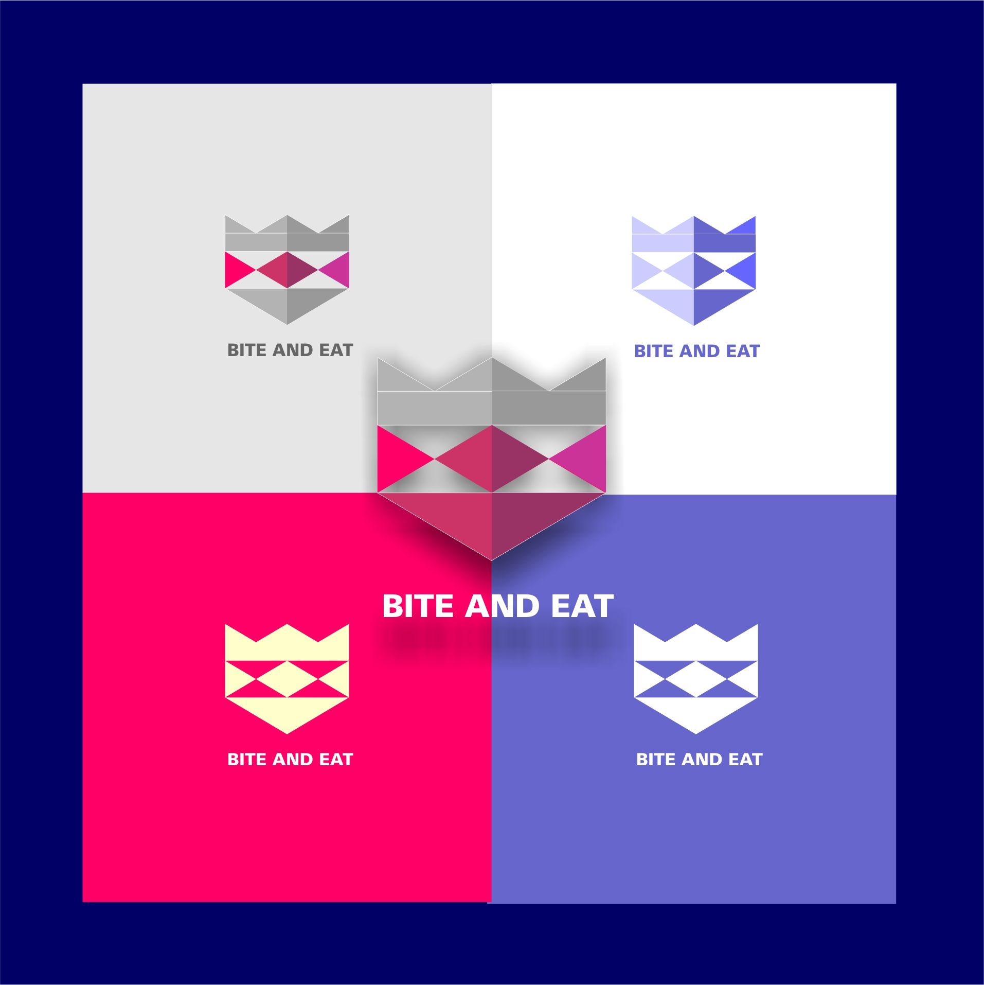 Лого и фирменный стиль для Bite and Eat(Bite&Eat) - дизайнер AnatoliyInvito