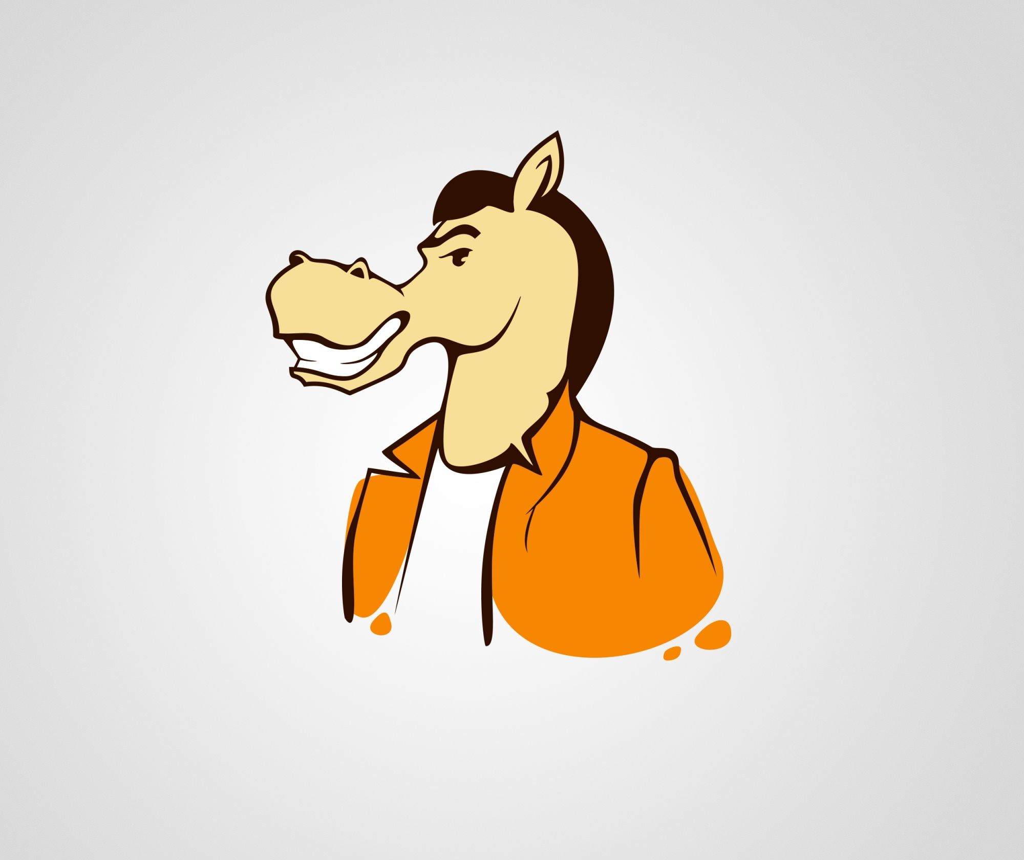 Логотип для Конь в пальто - дизайнер ArtAnn