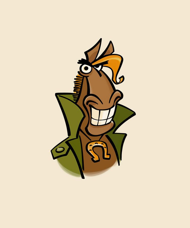 Логотип для Конь в пальто - дизайнер gigavad