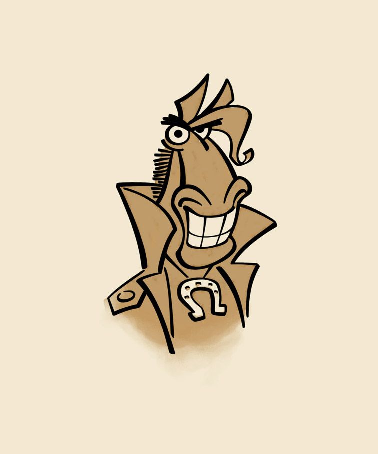 Логотип для Конь в пальто - дизайнер gigavad