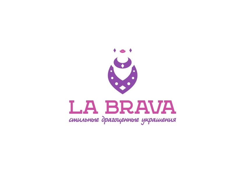Логотип для LaBrava - Стильные драгоценные украшения - дизайнер Ded_Vadim
