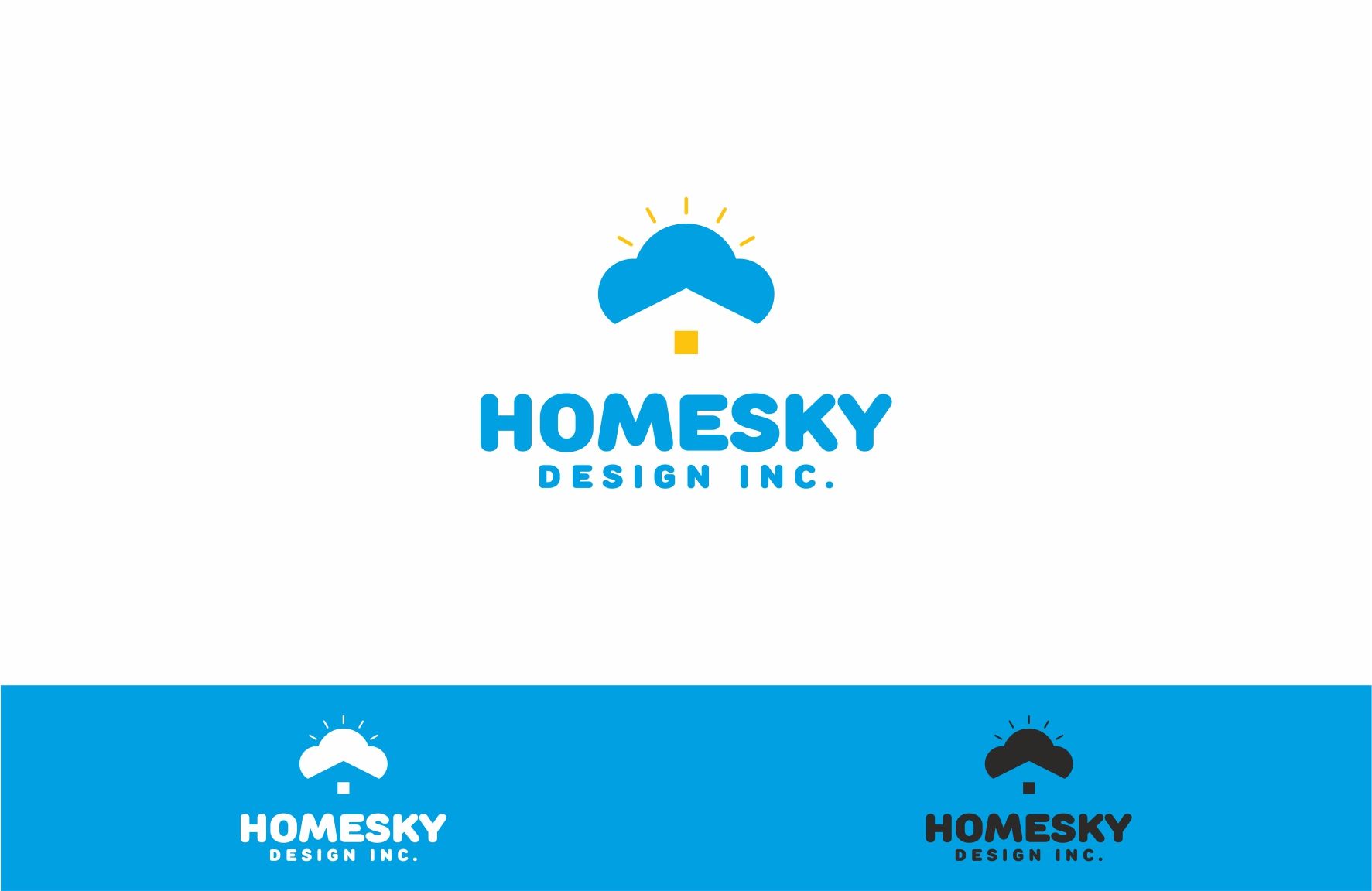 Логотип для HomeSky Design  - дизайнер VictorBazine