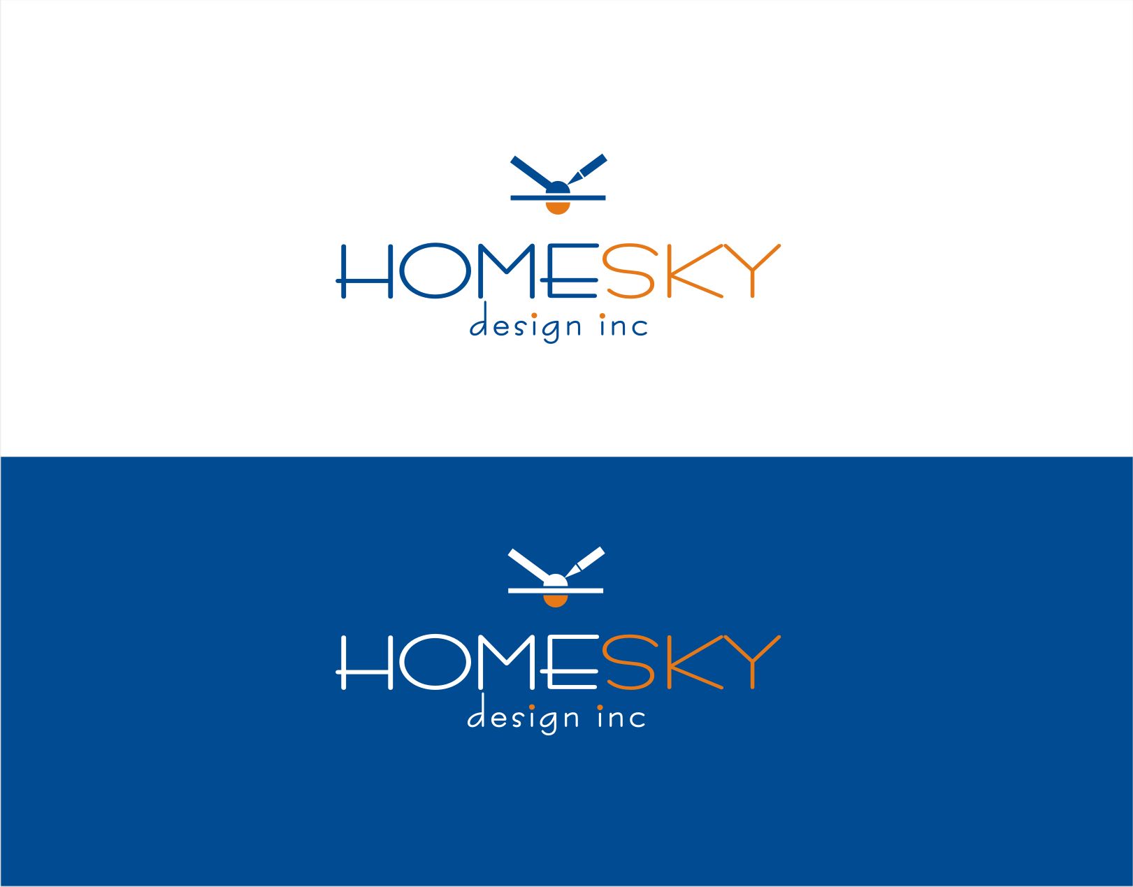 Логотип для HomeSky Design  - дизайнер vladim