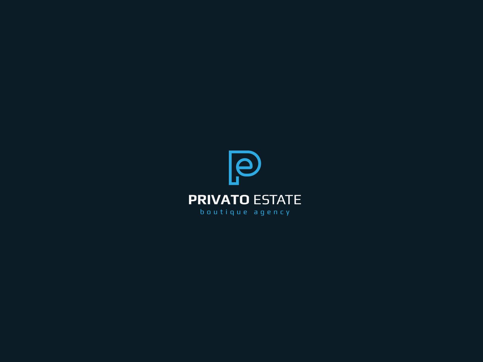 Логотип для PRIVATO ESTATE (boutique agency) - дизайнер U4po4mak
