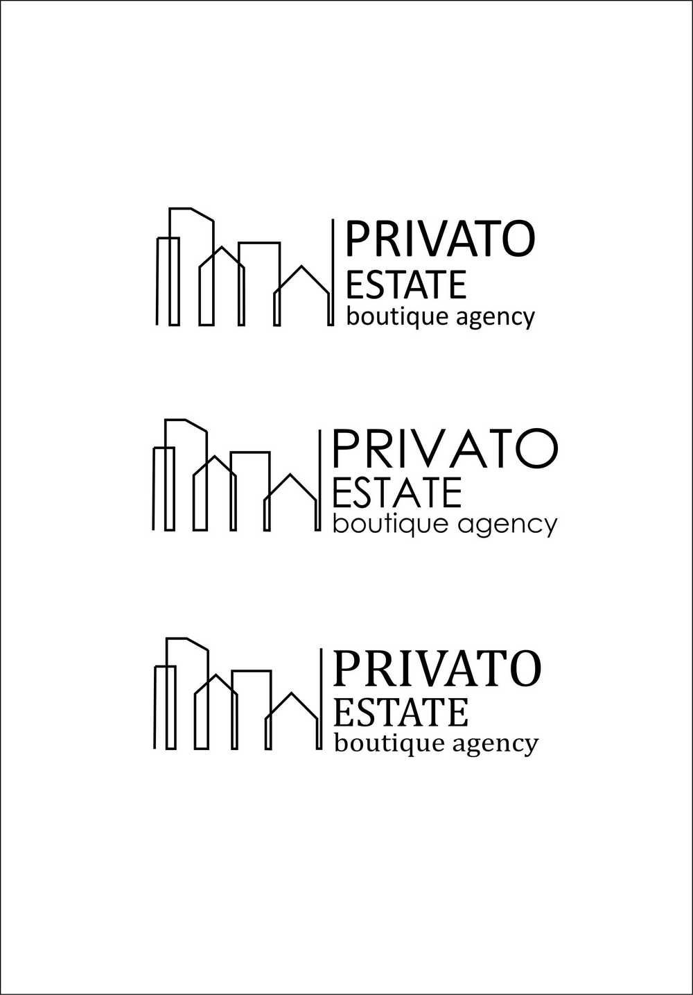 Логотип для PRIVATO ESTATE (boutique agency) - дизайнер rapysha