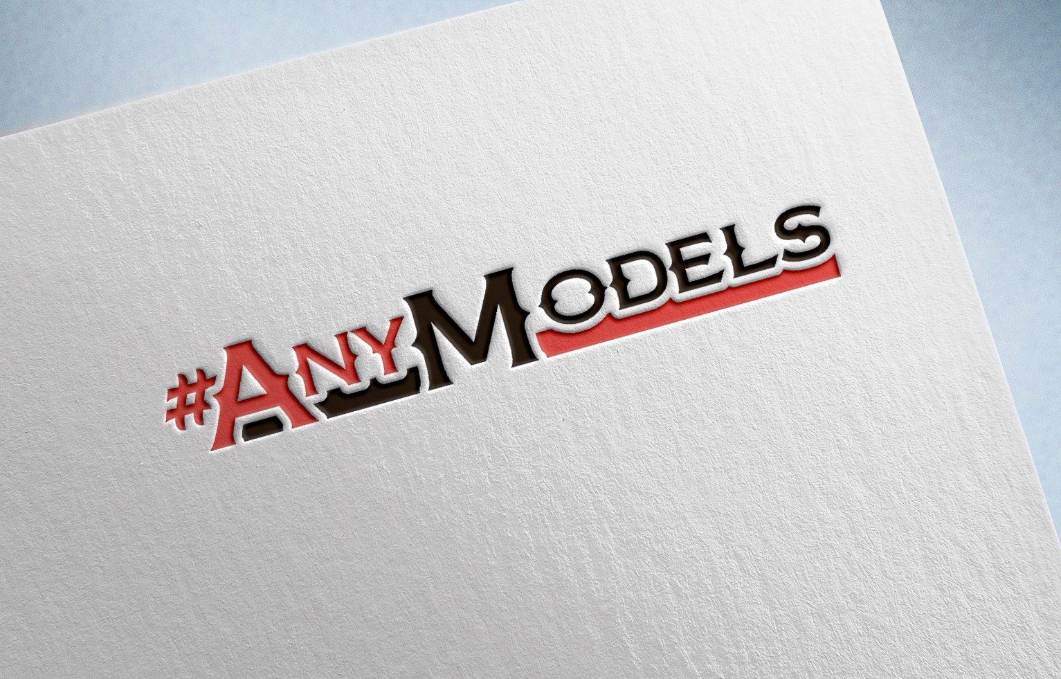 Логотип для #ANYmodels - дизайнер Mila_Tomski