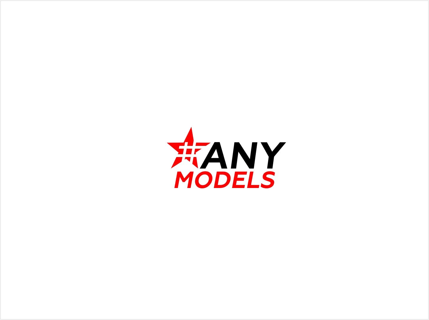 Логотип для #ANYmodels - дизайнер kras-sky