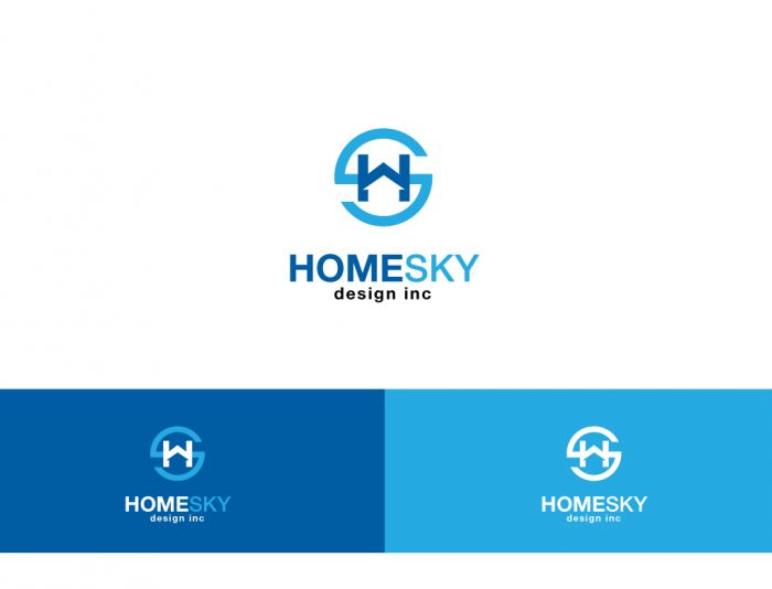 Логотип для HomeSky Design  - дизайнер peps-65
