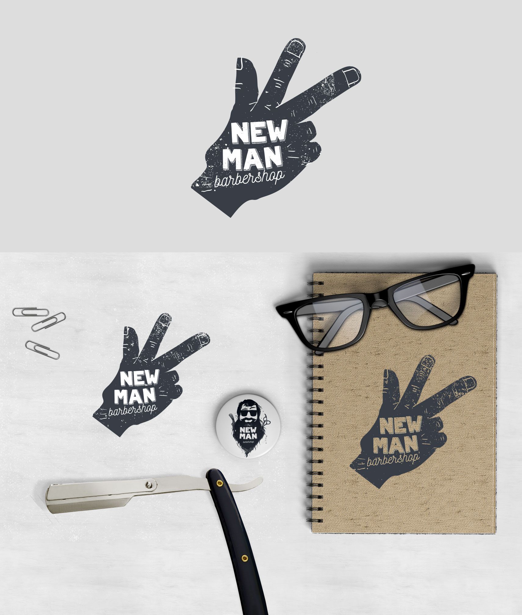 Лого и фирменный стиль для NewMan - дизайнер Fuzz0