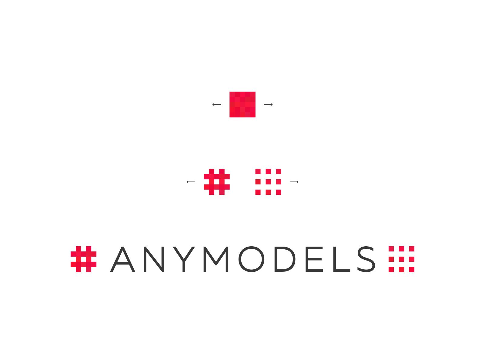 Логотип для #ANYmodels - дизайнер ArtGusev