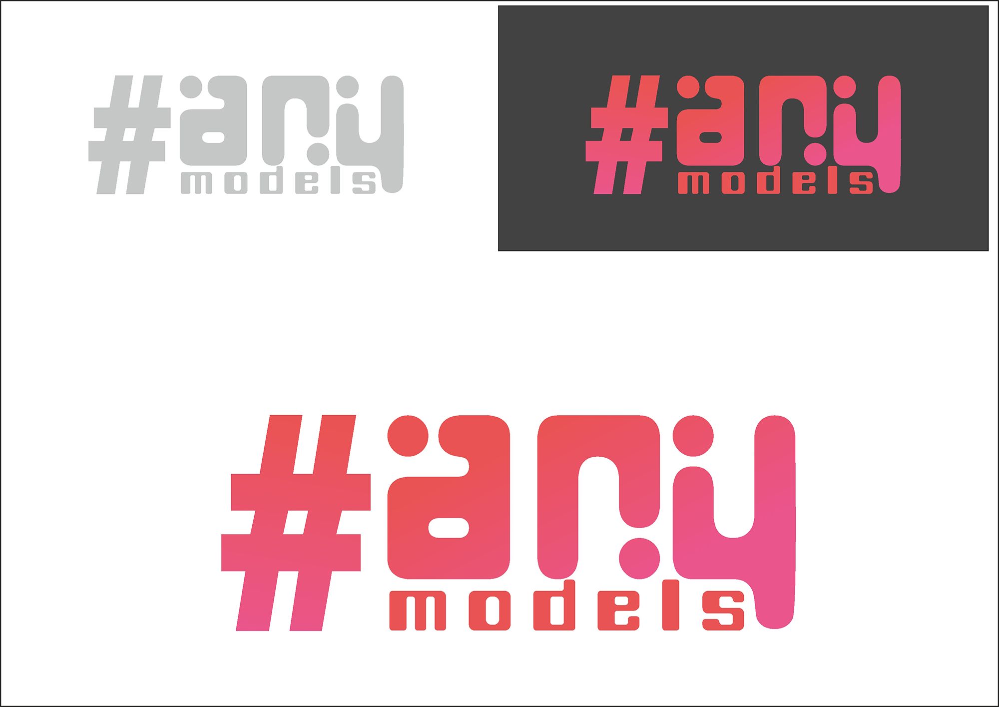 Логотип для #ANYmodels - дизайнер Ararat