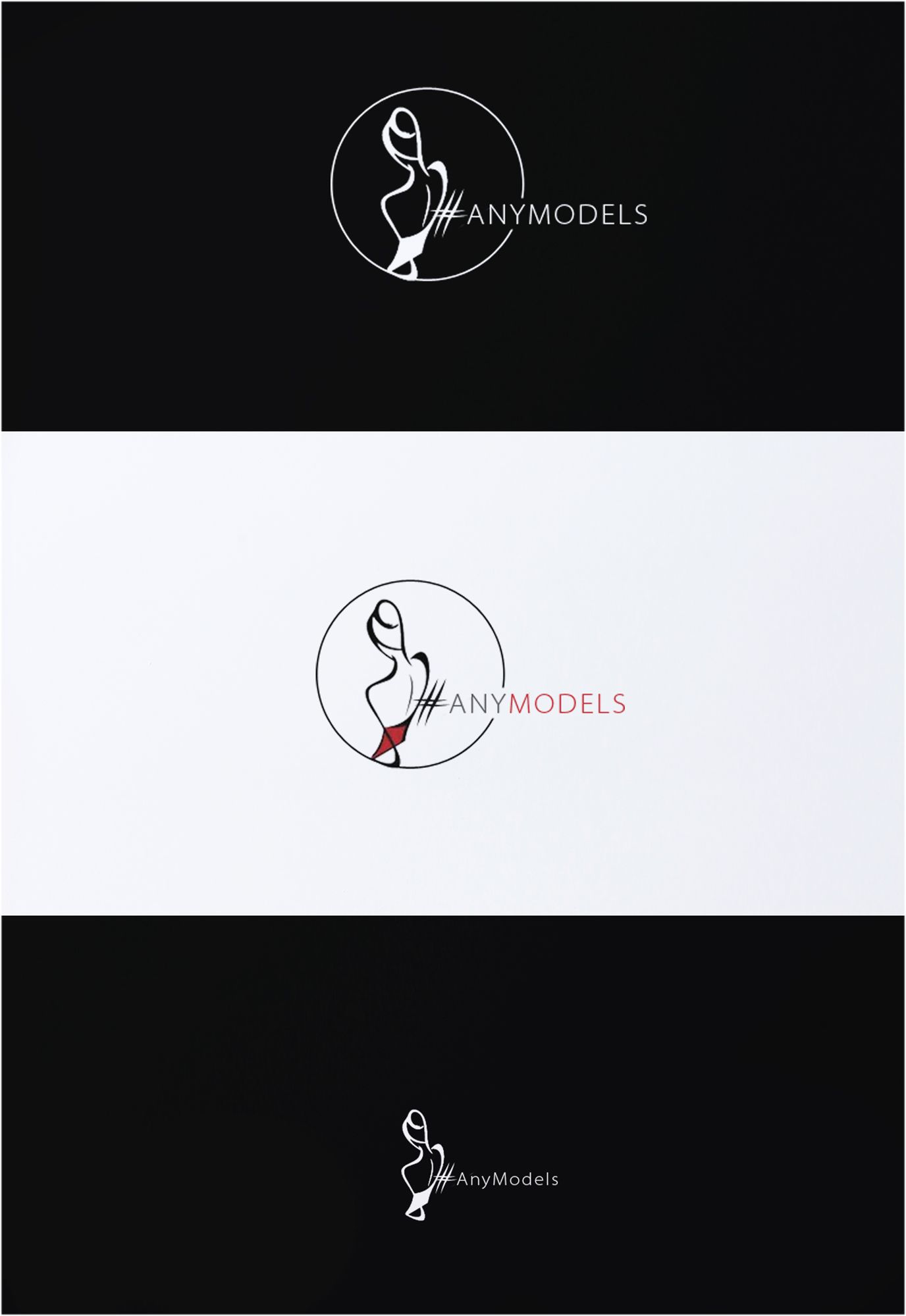 Логотип для #ANYmodels - дизайнер djmirionec1
