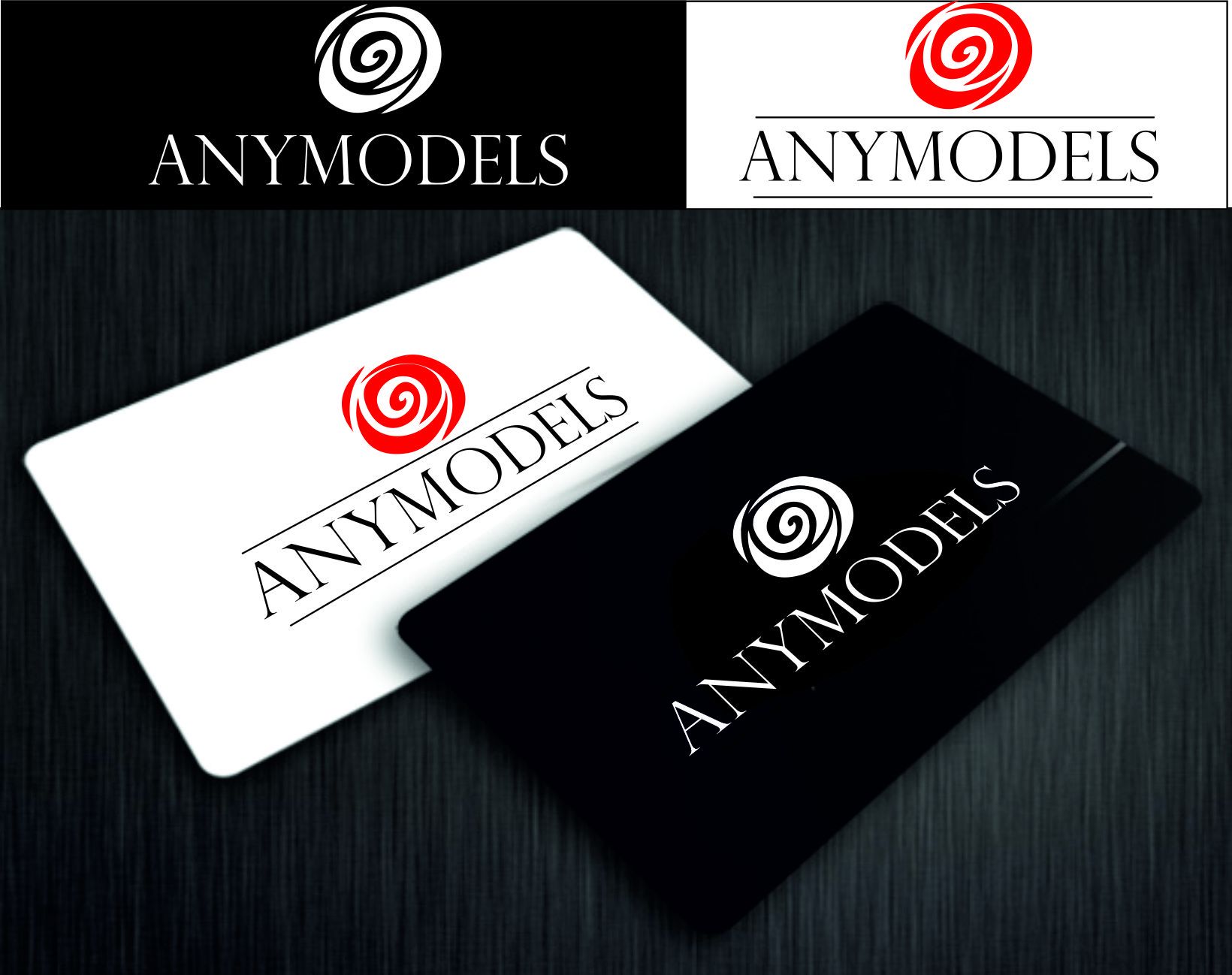 Логотип для #ANYmodels - дизайнер zaitcevaal