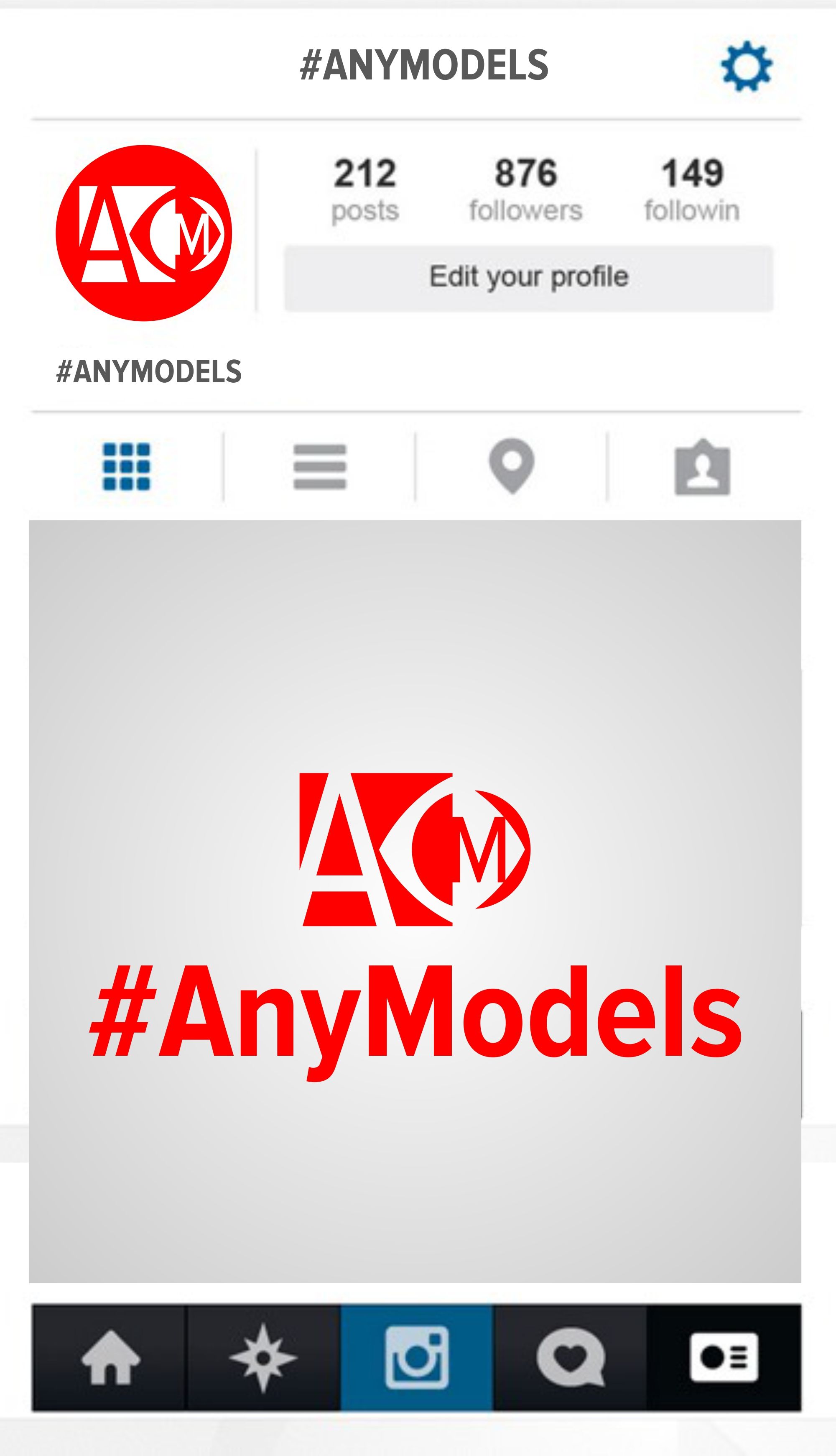 Логотип для #ANYmodels - дизайнер Jino158